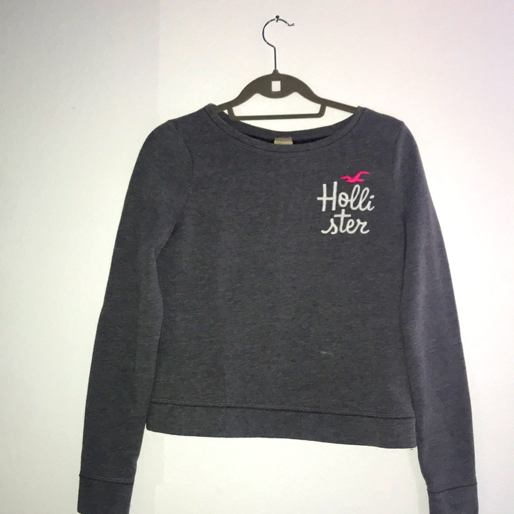 Gray Hollister Sweater